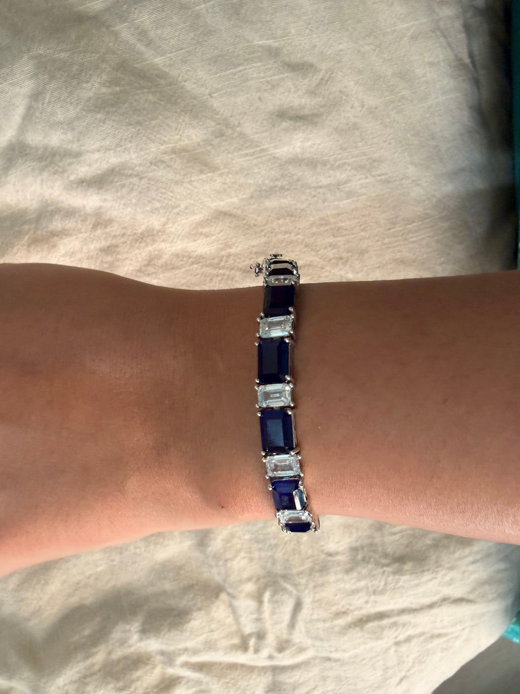 Sapphire Tennis Bracelet
