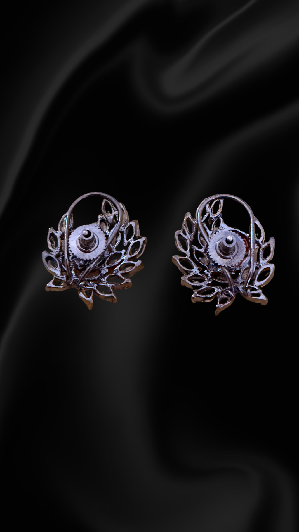 Cluster Stud Earrings - Champagne