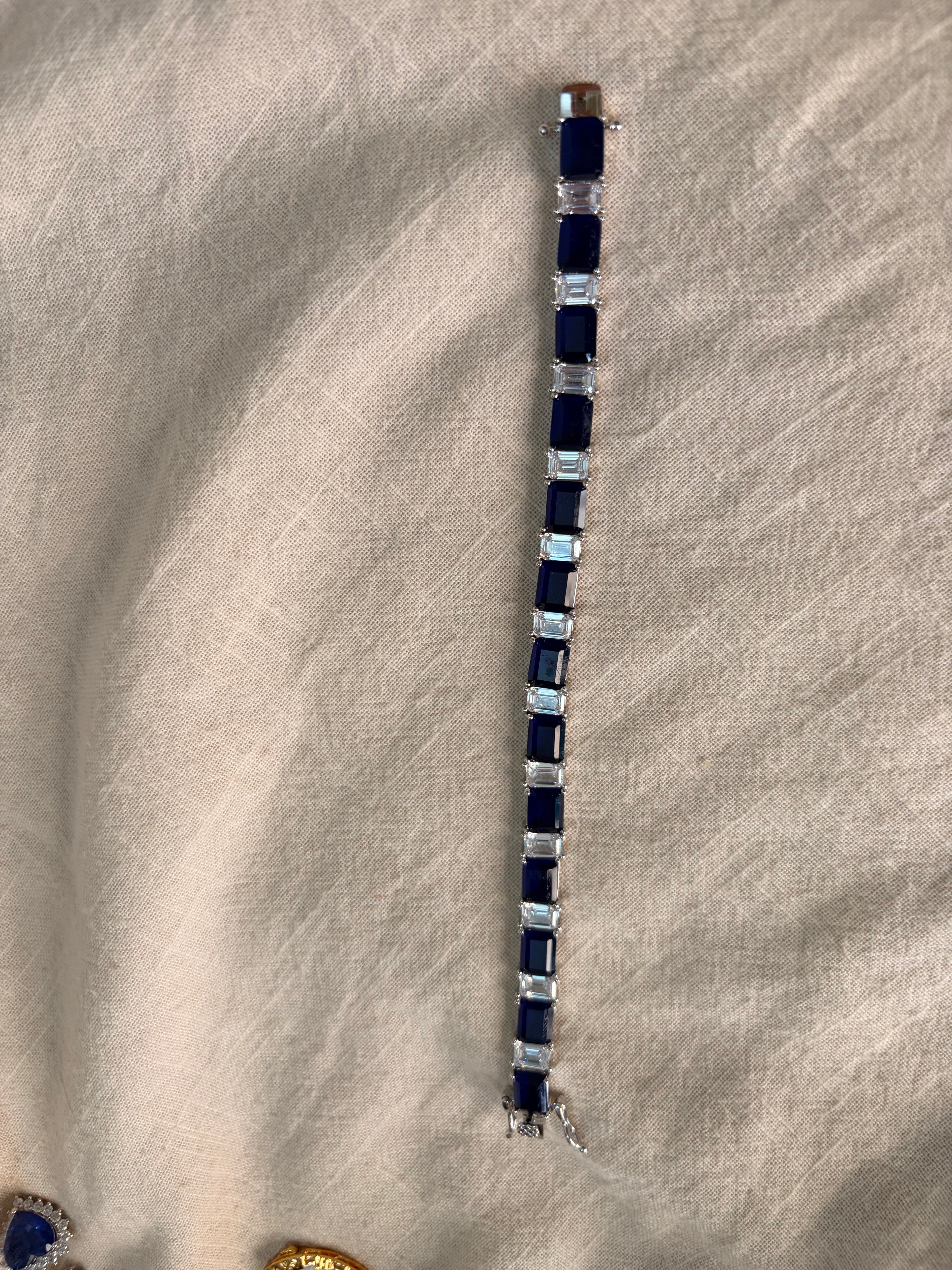Sapphire Tennis Bracelet