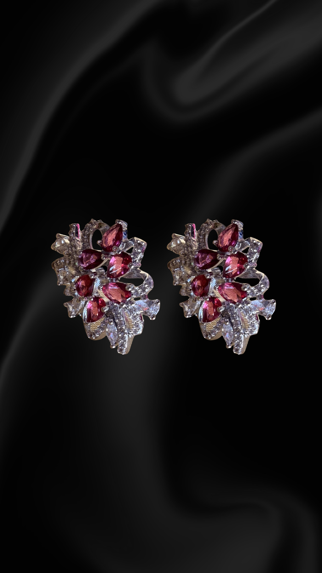 Stella Starburst Stud Earrings - Pink