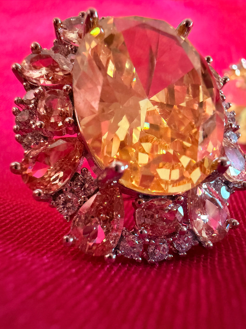Noire Diamond Studs - Yellow