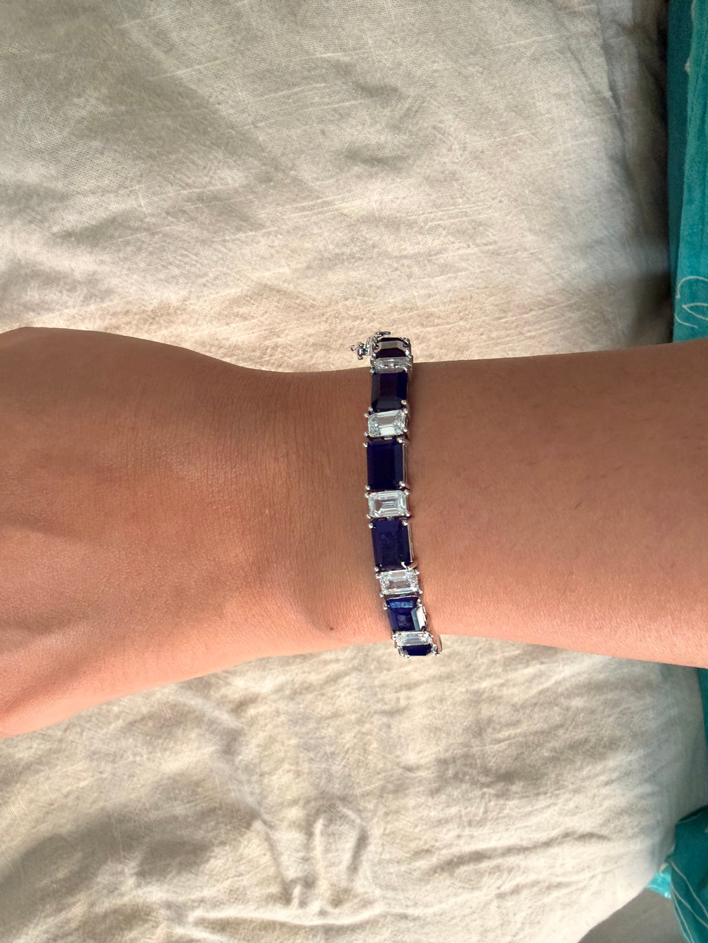 Sapphire Tennis Bracelet