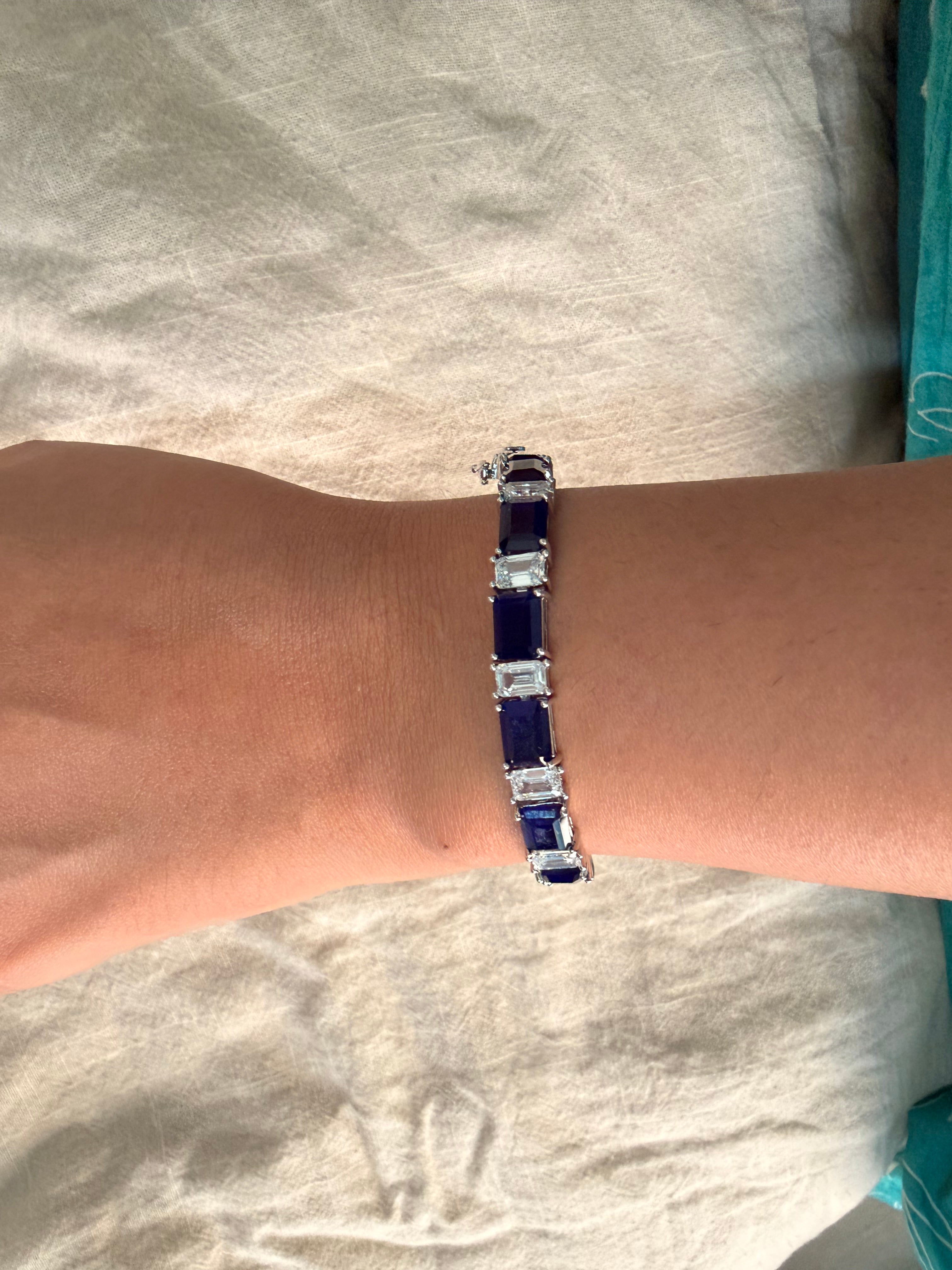 Sapphire Tennis Bracelet