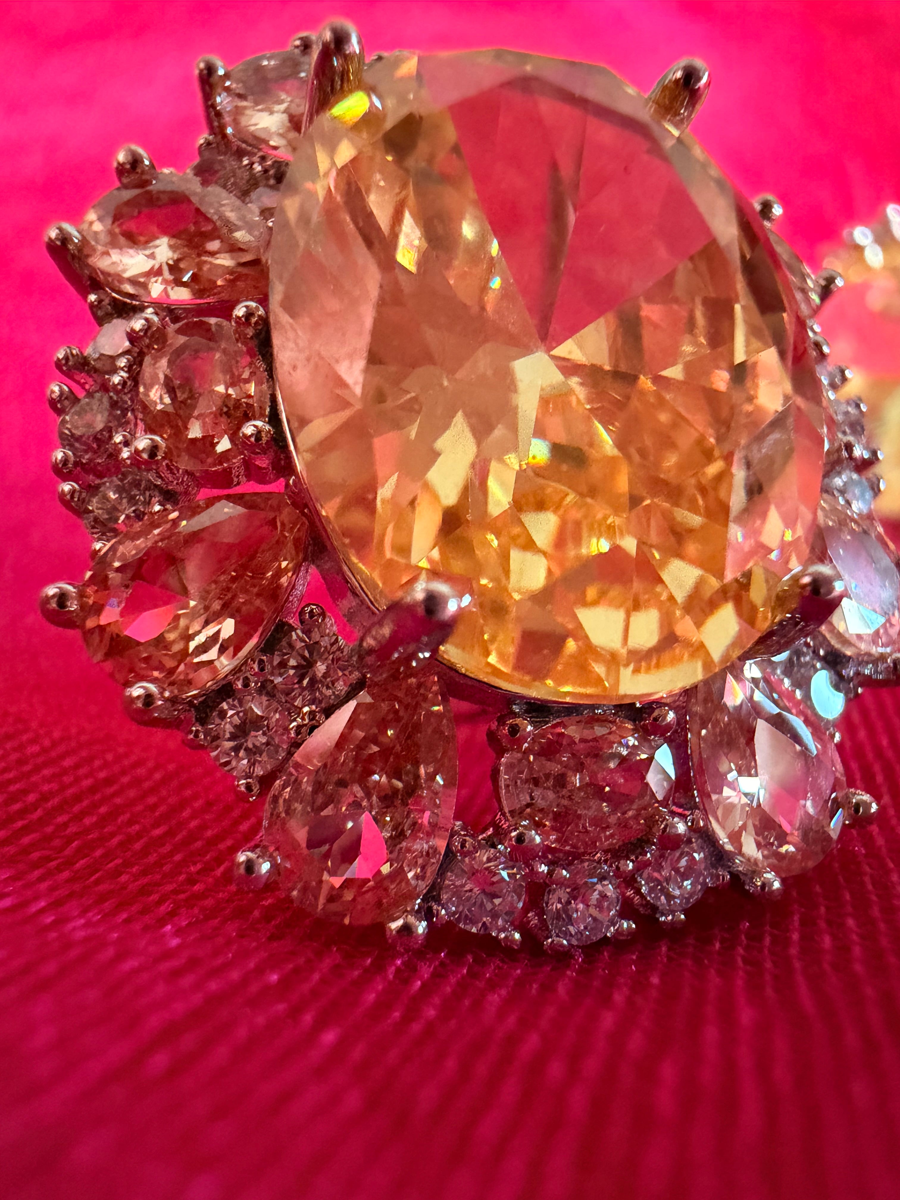 Noire Diamond Studs - Yellow