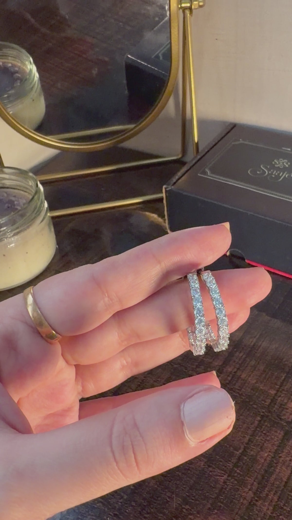 Diamond Hoops - Mini